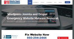 Desktop Screenshot of 911websiterepair.com
